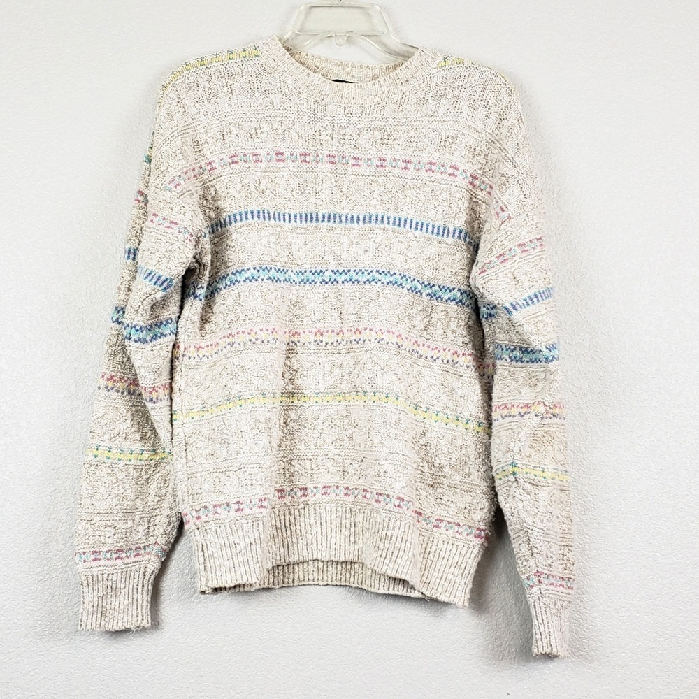 Izod vintage knit linen sweater